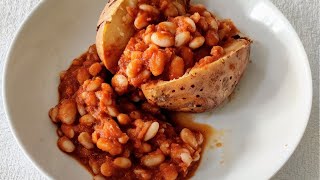 BBQ Baked Beans On the hob [upl. by Elyag878]