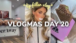 VLOGMAS DAY 20 getting lip filler in nyc before amp after  full experience [upl. by Tyrrell]