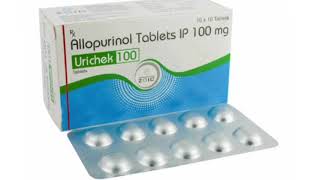 Urichek 100 Tablets Allopurinol Tablets IP 100 mg [upl. by Ahsitauq539]