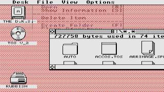 ATARI ST TOS VERSION 20 ON DISK  RAM INSTALLABLE  NO HARDWARE TOS CHIPCHANGE AUTOMATION 385 stzip [upl. by Alford330]