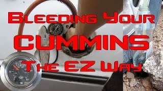 How to Bleed Your Cummins Fuel System [upl. by Lathe608]