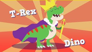 🎶Tyrannosaurus Rex Dinosaur Song  Dinosaur Cartoon Songs for preschoolers🎶 [upl. by Teahan]