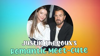 Justin Theroux Reveals How He Met Fiancée Nicole Brydon Bloom A MeetCute to Remember [upl. by Kilar293]