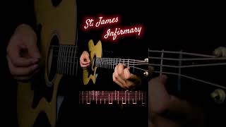 St James Infirmary guitar guitartabs guitartutorial bluesguitar jazz acousticguitar [upl. by Sabina900]