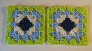 Traditionele Granny Square haken [upl. by Mientao639]