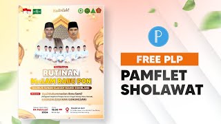 Pamflet Sholawat Di Pixellab  FREE PLP [upl. by Norrehs710]