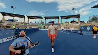 VR180 PPA Pro Pickleball Las Vegas 2020 w Chords of Truth performing Freedom is greenscreen [upl. by Macomber]