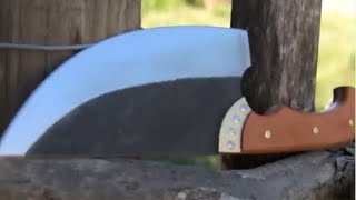 Fury Handmade Cleaver Knife from Scratchquot [upl. by Atiekahs]