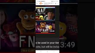 Random Encounters Fnaf song tier list [upl. by Refynnej836]