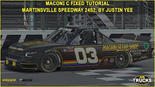 iRacing Fixed NASCAR Series Tutorial Maconi C Fixed Truck Series at Martinsville 24S2 [upl. by Yoshiko713]