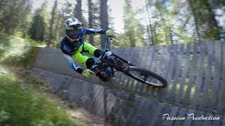 Downhill Mtb Roubion  Jump  GoPro Hero 5 [upl. by Odrarebe]