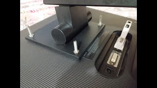 DIY vesa monitor mount on old Samsung monitor [upl. by Eiznekam]