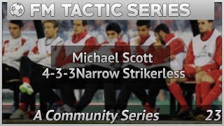 FM17  FM Tactics Michael Scott 433 Narrow  Football Manager 2017 [upl. by Ellednek]