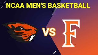 Oregon State Beavers vs Cal State Fullerton Titans  20242025 NCAA MENS BASKETBALL LIVE SCORE [upl. by Nabla]