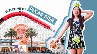 WELCOME TO PIXAR PIER  Summer at Disneyland Vlogs 25 [upl. by Nilyam]