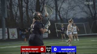 Girls Lacrosse 2023  Sacred Heart Academy vs Mariemont [upl. by Tawney]