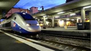 SNCF TGV Duplex 276 leaving from Mulhouse with HORN HD [upl. by Assirrec]