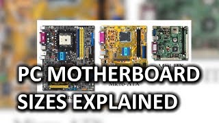 PC Motherboard Sizes as Fast As Possible [upl. by Sitruk]