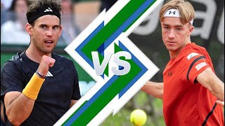 Dominic Thiem vs Lukas Neumayer  ZADAR 2024 [upl. by Natsirhc]