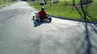 125cc go kart starting to get the hang of it [upl. by Halley]