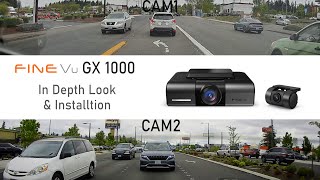 FineVu GX1000 Dash Cam Indepth Look and Hard Wire Installation  Sample Footage on Subaru Outback [upl. by Htieh745]