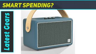 Konex 40W Leather Portable Bluetooth Speaker Review [upl. by Sarajane]