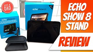 Echo Show 8 Stand REVIEW and HOW to SET UP [upl. by Arnelle181]