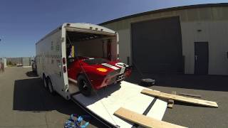 Superformance GT40 being unloaded at the shop [upl. by Ola]