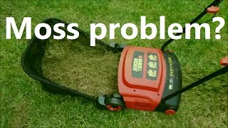 How to scarify a lawn  Black amp Decker scarifier [upl. by Nylaf]