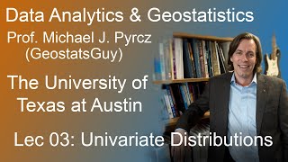 03 Data Analytics Univariate Distributions [upl. by Adnic]