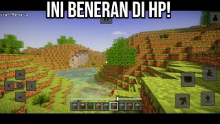 MINECRAFT DI HP UDAH ADA VERSI RTX NYA [upl. by Yanrahs152]