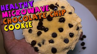 Healthy MICROWAVE Chocolate Chip Cookie Recipe [upl. by Eenolem]