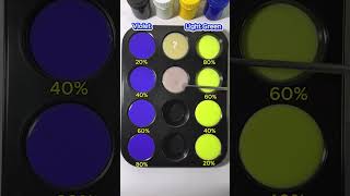 Guess The Color Challenge Violet  light green   colormixing asmr satisfying [upl. by Appel848]