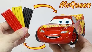 Lightning McQueen  FULL BUILD a Car From Clay 194 hours of work [upl. by Iderf]