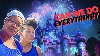 12 Hours at Disneyland How Many Attractions Can We Conquer Disneyland challenge [upl. by Arehc]