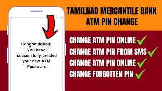 Tamilnad Mercantile Bank ATM Card Pin Change on ATM  How to change TMB Bank ATM Pin ForgotReset [upl. by Ssitnerp]