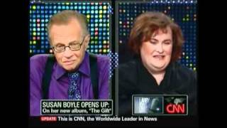 Susan Boyle on quotLarry King Livequot Dec 17 2010 [upl. by Atalanta]