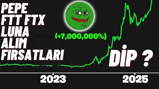 FTX FTT  ÖNEMLİ LUNA USTC PEPE ALIM FIRSATLARI KAÇIRMA P00 [upl. by Animlehliw]