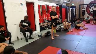 Q and A Jonathan quotThe Generalquot Haggerty Striking Seminar at Urban Warriors Academy 26th June 2022 [upl. by Sheff]