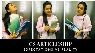 Company Secretary ARTICLESHIP  Expectations Vs Reality Fun Video [upl. by Navanod]