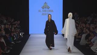 İstanbul Modest Fashion Week  Al Sheikha Abayas Runway [upl. by Narej229]