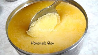 How to make Ghee Clarified Butter Video Recipe by Bhavna [upl. by Wei]