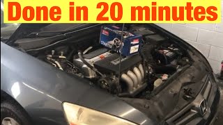 How To Replace A Starter On A 20022007 Honda Accord With A 24l Engine In Just 20 Minutes [upl. by Arden]