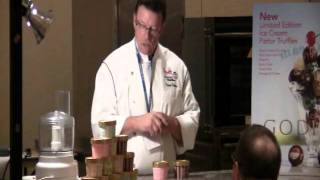 Godiva Chef Patrick Peeters Introduces Ice Cream Parlor Trufflesmpg [upl. by Kunkle]