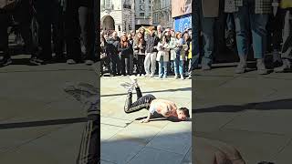 Incredible Street Performer In Piccadilly [upl. by Ivzt]