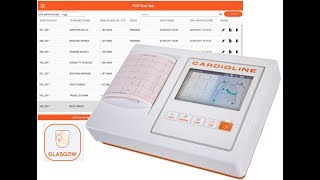 ECG100L CARDIOLINE TUTORIAL ENG [upl. by Animahs]