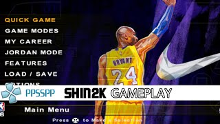 NBA 2K24 PPSSPP AndroidPC Game Test LAKERS vs WARRIORS SHIN2K MOD [upl. by Vershen]