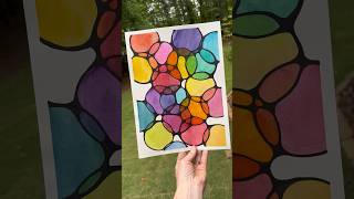 Neurographic art tutorial neurographicart watercolor [upl. by Danika]