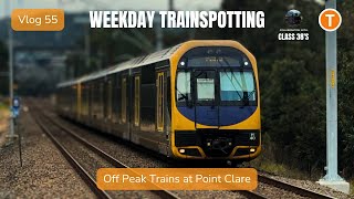 Rail Down Under Vlog 55  Off Peak Trains at Point Clare  Ft Class38 [upl. by Drucill]