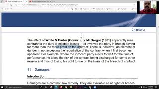 Contract Law Part 6 of 6  Breach of Contract amp Damages [upl. by Laurentium]